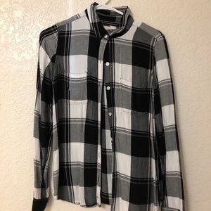 Black & white flannel
